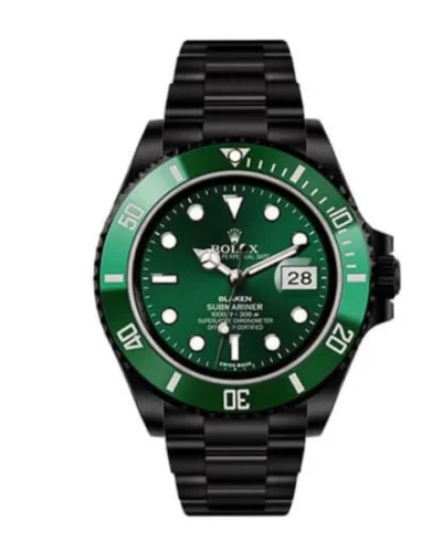 Rolex Submariner Blaken 116611N Green Dial Super Clone