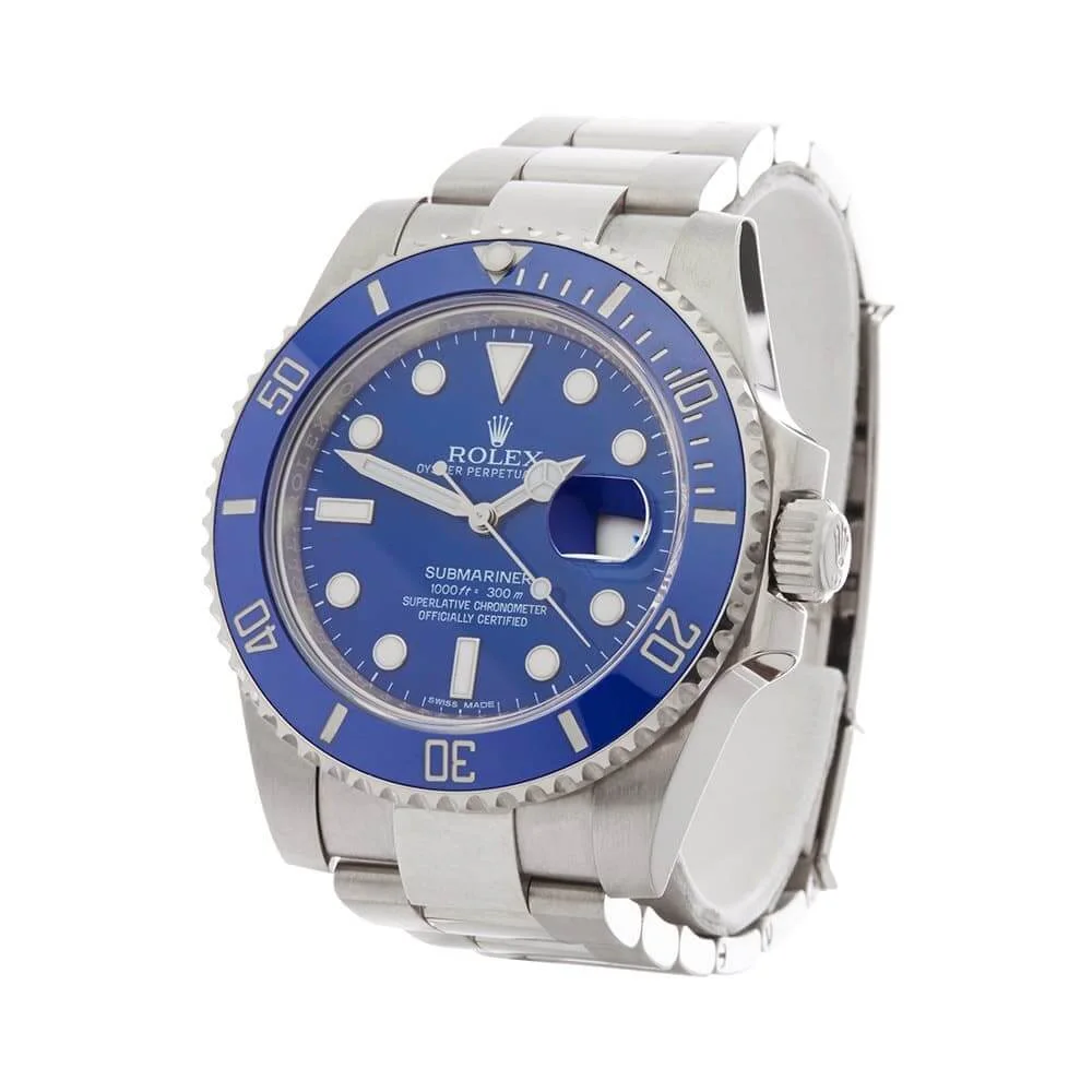 Rolex Submariner Date 116619 Smurf Super Clone