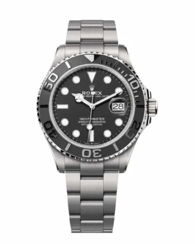 Rolex Yacht-Master Titanium 226627 White Gold Black Dial Super Clone