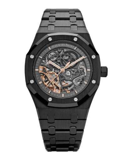 Super Clone Audemars Piguet Royal Oak 15407CE.OO 41mm Skeleton Dial Ceramic V3 Base