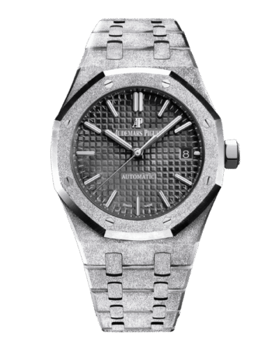 Super Clone Audemars Piguet Royal Oak Frosted-Gold 15454BC 37mm Gray Dial