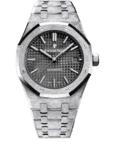 Super Clone Audemars Piguet Royal Oak Frosted Gold 41mm Black