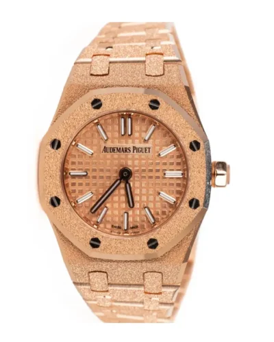 Super Clone Audemars Piguet Royal Oak Mini Frosted Gold 67630OR.GG.1312OR.01