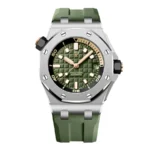 Super Clone Audemars Piguet Royal Oak Offshore Diver 15720ST 42mm Green Dial