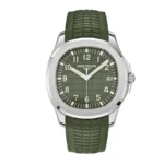 Super Clone Patek Philippe Aquanaut 40mm Rubber Strap Steel 5168G
