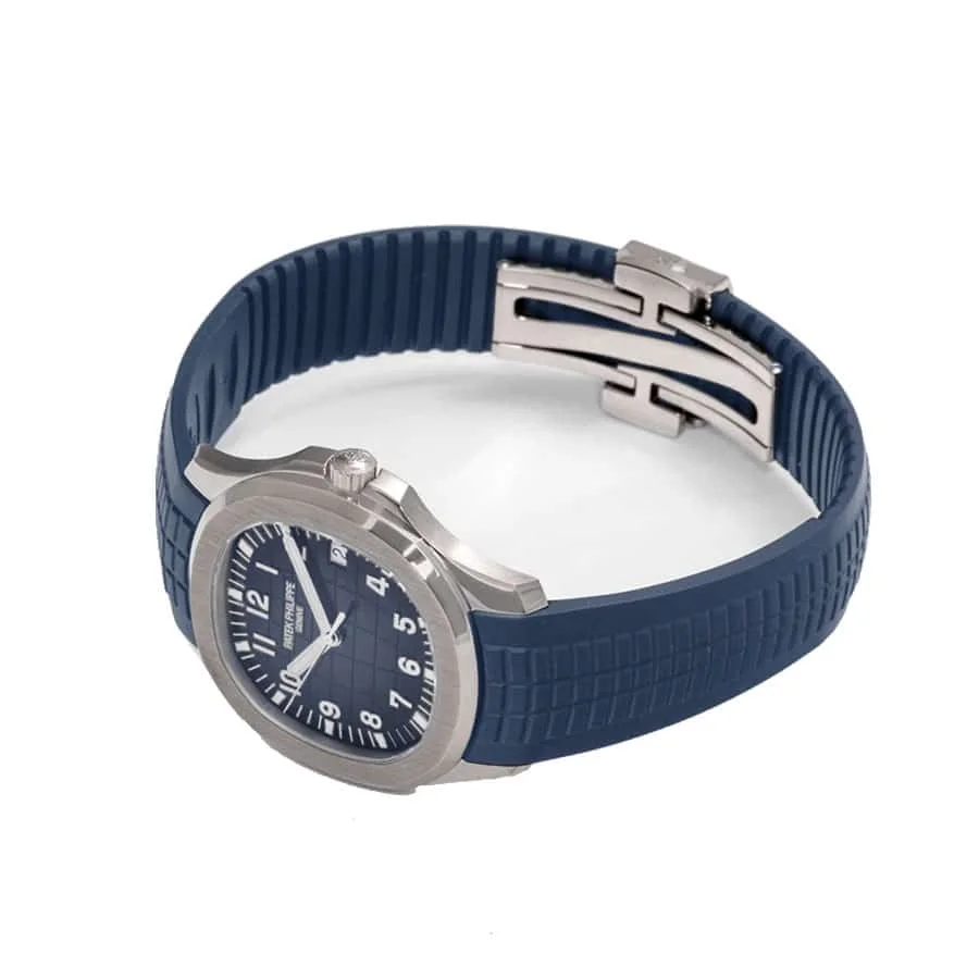 Super Clone Patek Philippe Aquanaut 5168G-001 Blue Rubber Strap – Swiss SuperClone