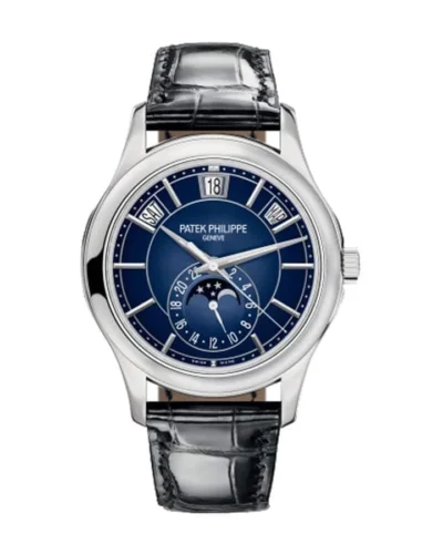 Super Clone Patek Philippe Complications 5205G-013 40mm Zilā Zibens Steel