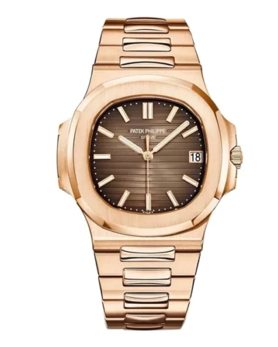 Super Clone Patek Philippe Nautilus 5711/1R-001 40mm Wybór czekoladowy Róża złota V3 Update