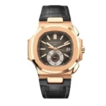 Super Clone Patek Philippe Nautilus 5980R-001 40.5mm Chronograph Rose Gold