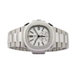 Super Clone Patek Philippe Nautilus Chronograph 5980/1A-019 40.5mm White Dial