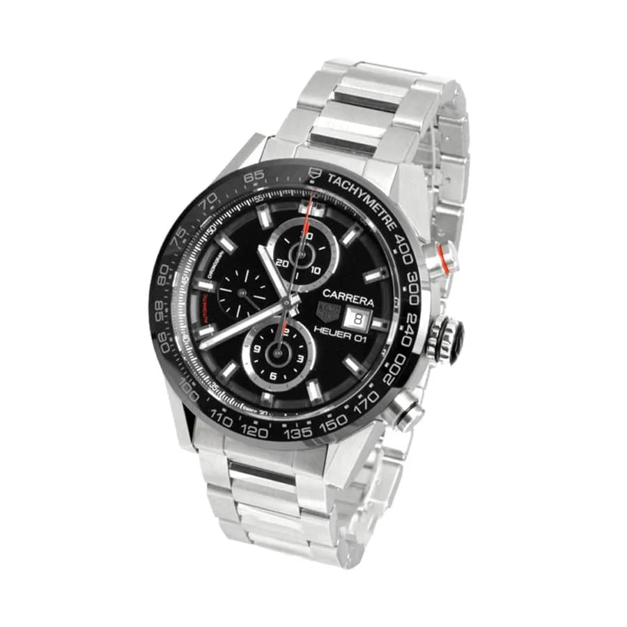 TAG Heuer Carrera Chronograph CBN2A1A.BA0643 Black Dial Super Clone