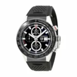 TAG Heuer Carrera Chronograph CBN2A1B.BA0643 Black Rubber Super Clone
