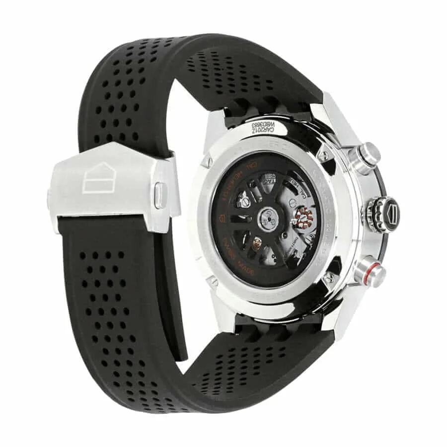TAG Heuer Carrera Chronograph CBN2A1B.BA0643 Black Rubber Super Clone